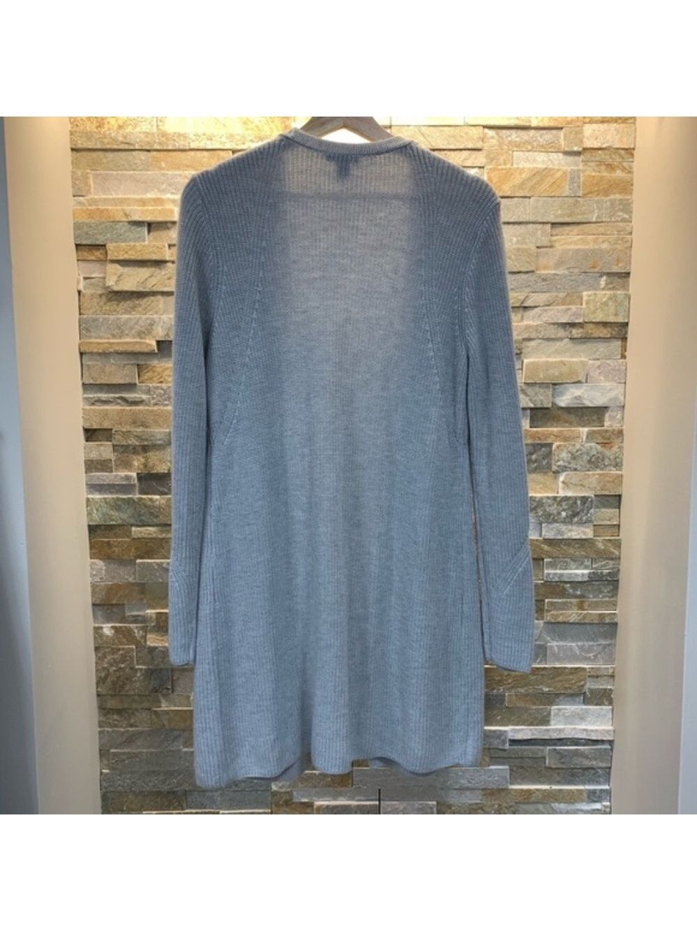 Halogen Long Ribbed Cardigan - Picture 4 of 5